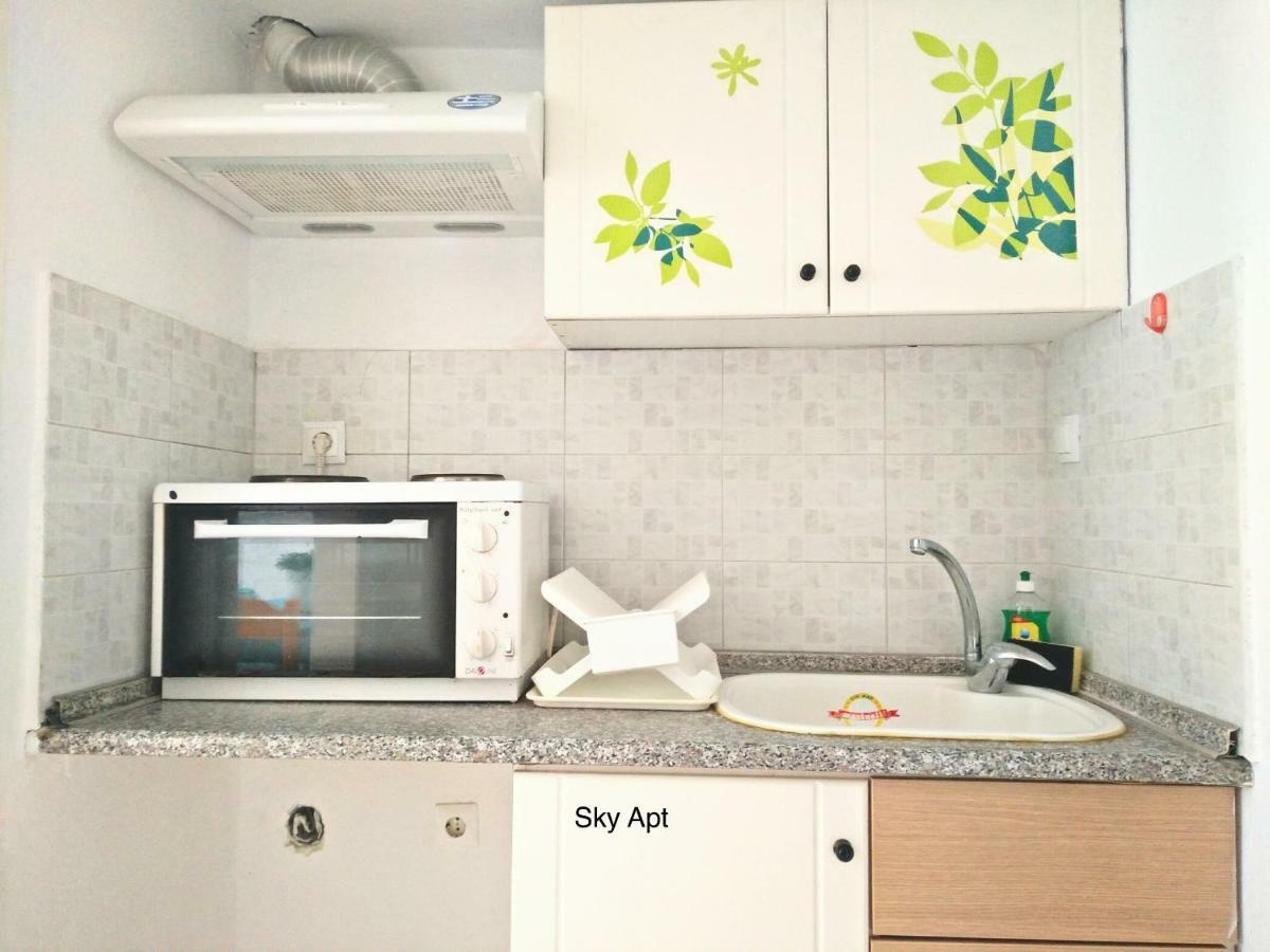 Aello Sea-Seafront Apartments Szkála Fúrkasz Kültér fotó